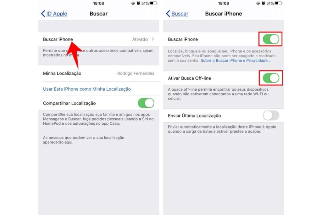 buscar meu iphone