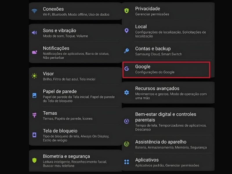 Fazendo Backup Android