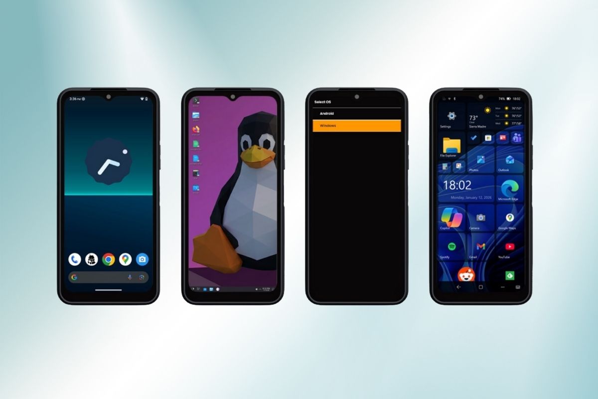 Nexphone: Este smartphone roda 3 sistemas operacionais