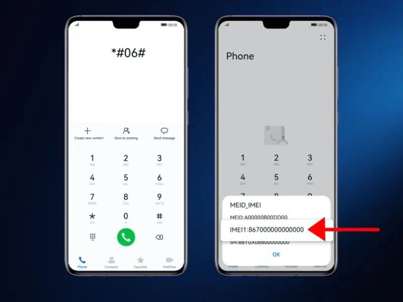 localizando IMEI do celular