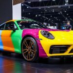 e-Ink Porsche registra patente de tinta digital que muda de cor com um click