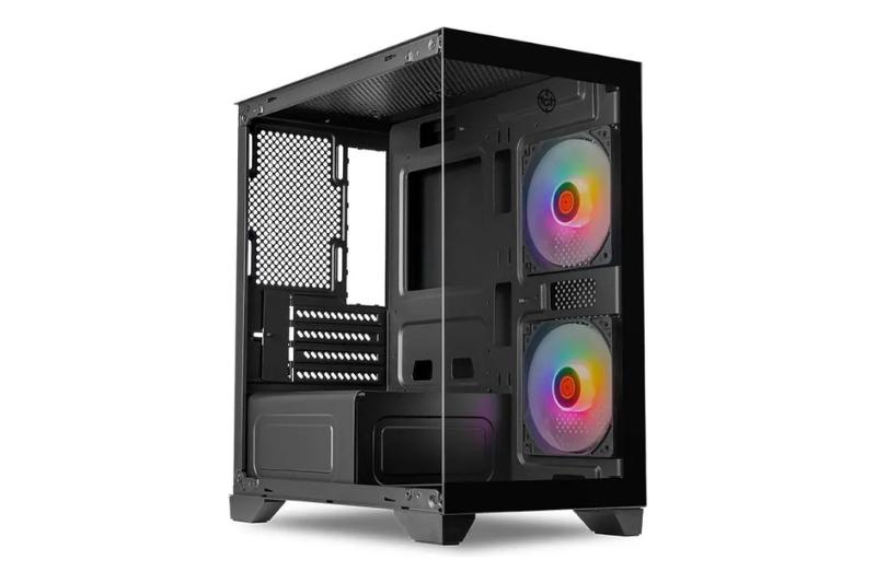 Gabinete Gamer Tgt Gladiator Rainbow Mid-tower Lateral-vidro