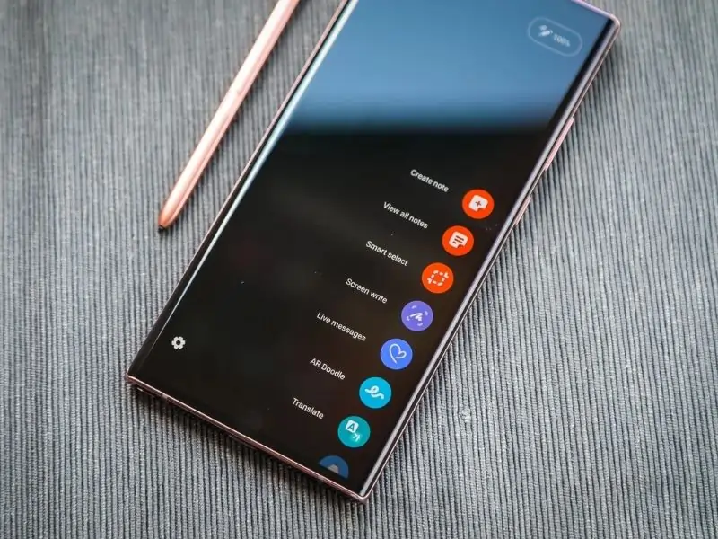 Galaxy Note 20 e S Pen