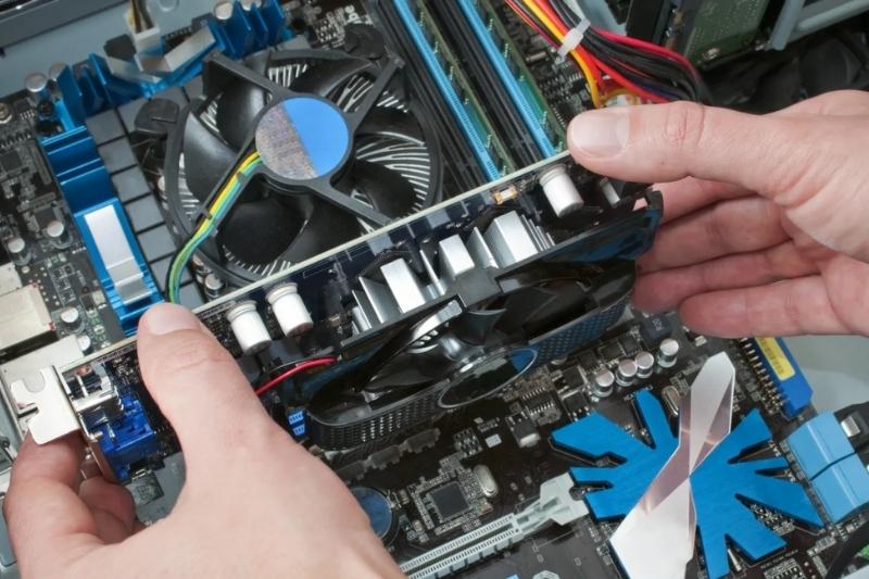 instalando placa de vídeo