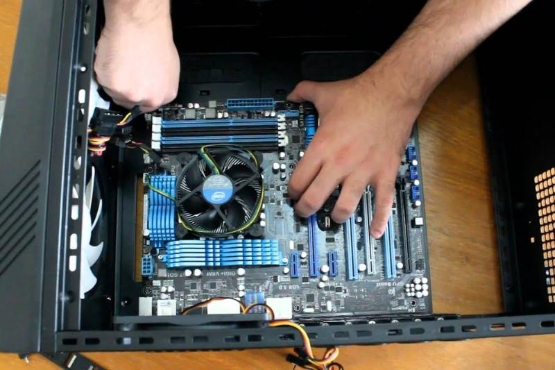 instalando placa mãe