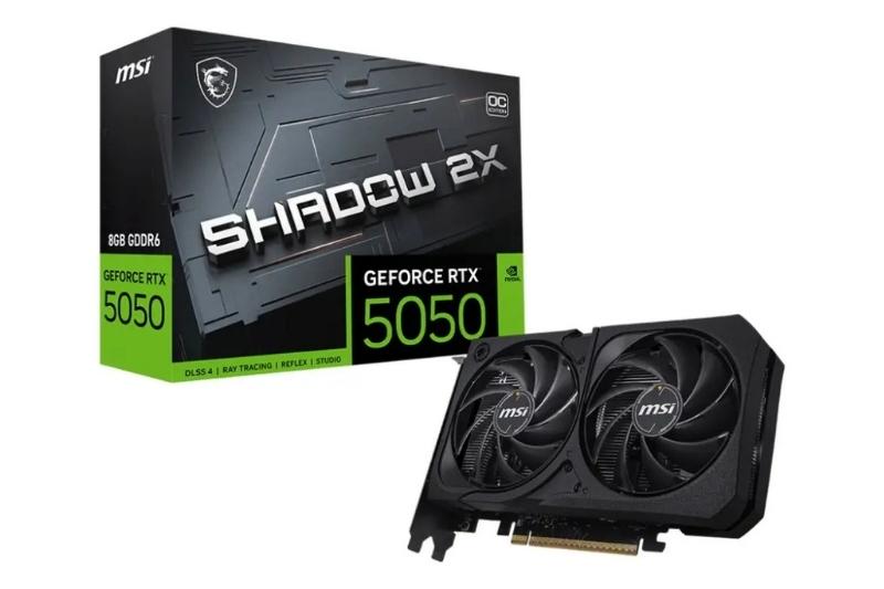 Placa de vídeo Geforce Rtx 5050 8gb Msi Shadow 2x Oc