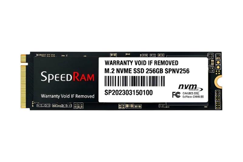 SSD Interno SpeedRam 256GB NVMe PCIe M2 2280 Preto